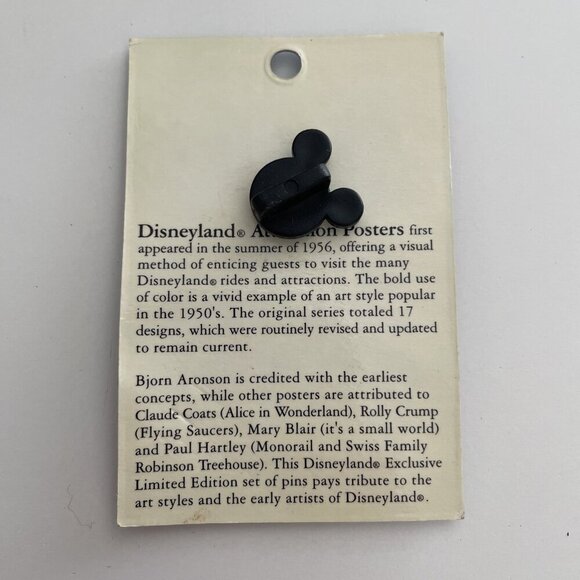 Disney 03 Disneyland Attraction Poster Series LE Pin TOMORROWLAND SKYWAY - Picture 2 of 4